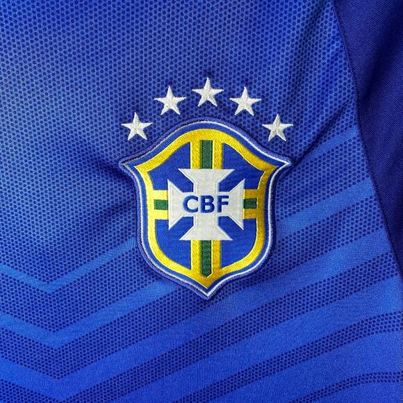 NIKE National Brazil Football Shirt Pre-Match 2014/15 Mens Size S - Picture 6 of 11